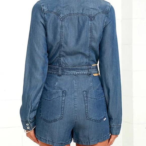 Denim Romper - Picture 8 of 8